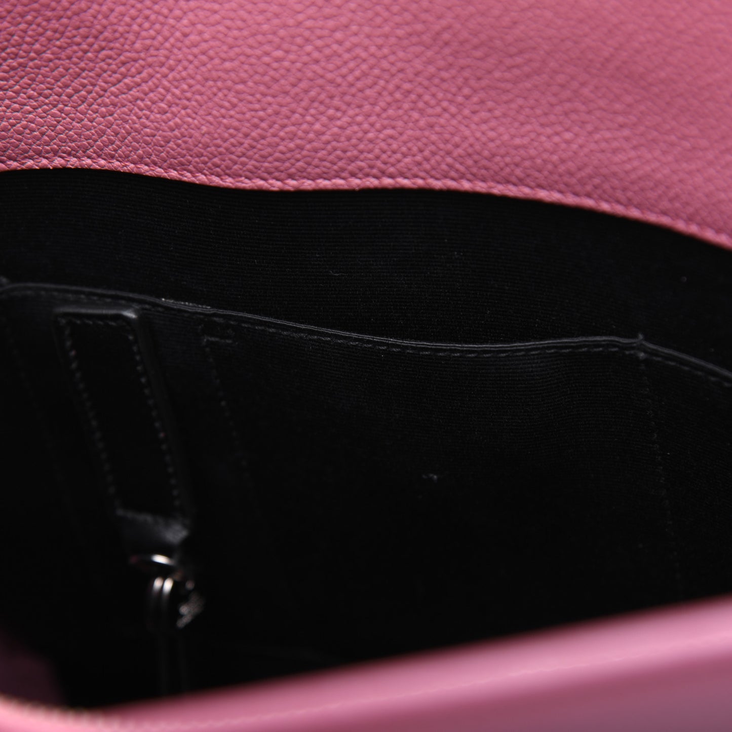 Grained Calfskin Small Sac De Jour Dark Rose