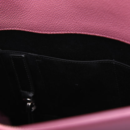 Saint Laurent Grained Calfskin Small Sac De Jour Dark Rose 17 of 33