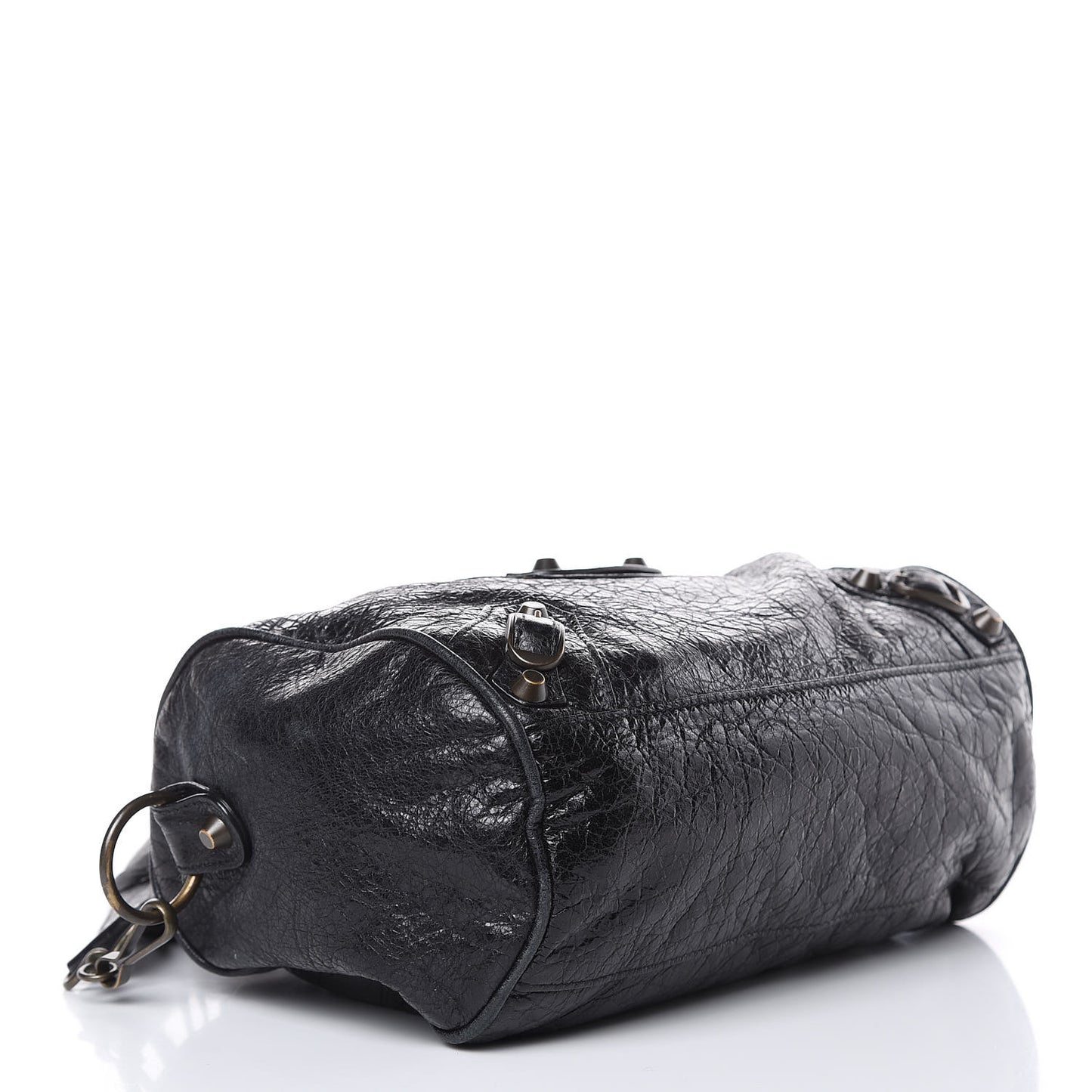 Agneau Classic Hardware Mini Twiggy Black