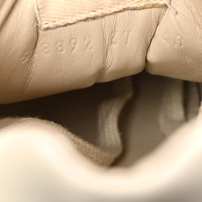 Gucci Calfskin Logo Womens Rhyton Sneakers 37 Ivory 9 of 10
