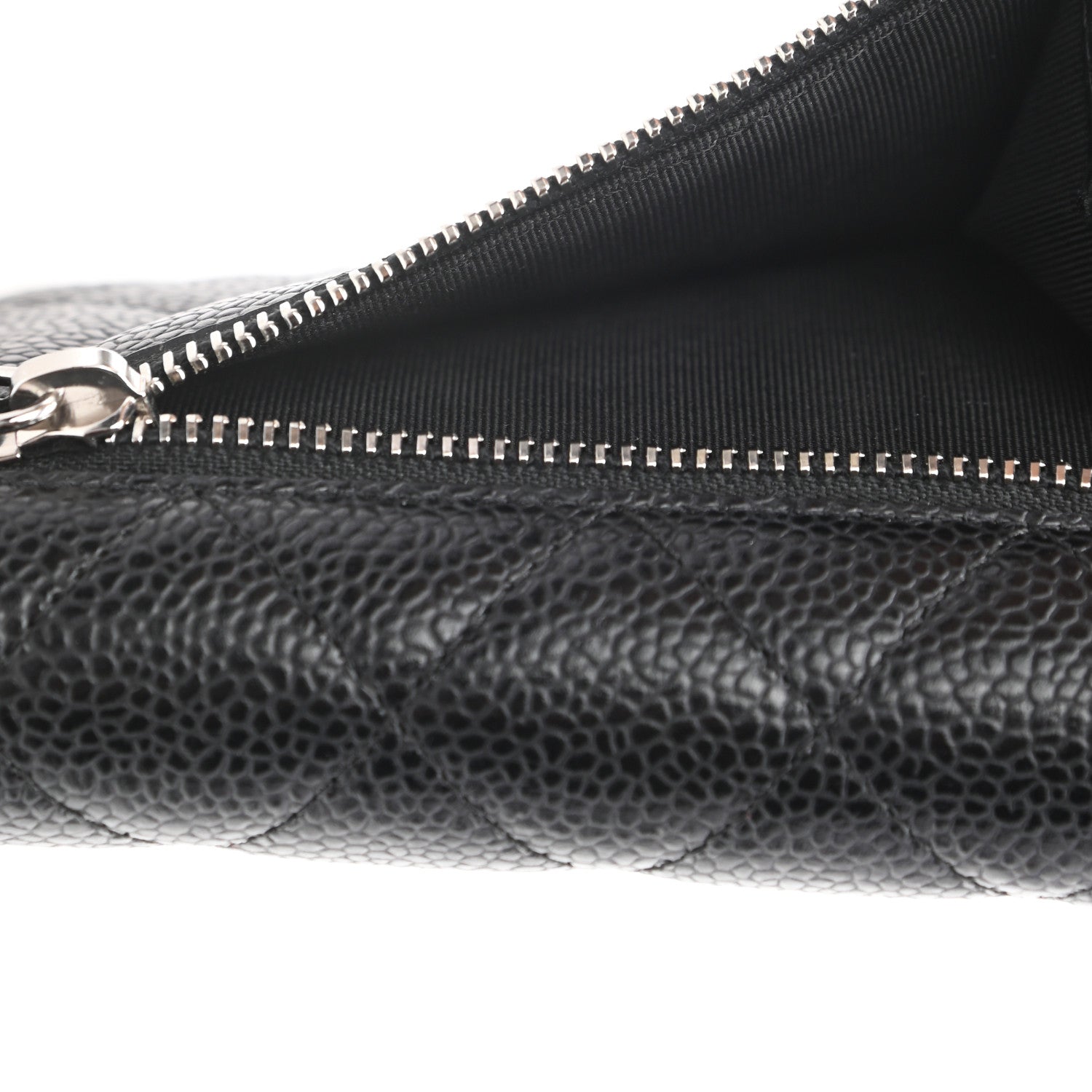 Chanel Caviar Quilted Compact Flap Wallet Black 9 of 9