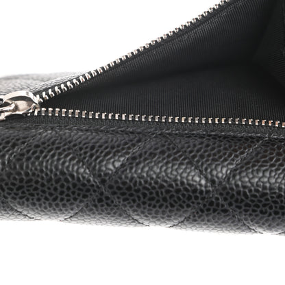 Chanel Caviar Quilted Compact Flap Wallet Black 9 of 9