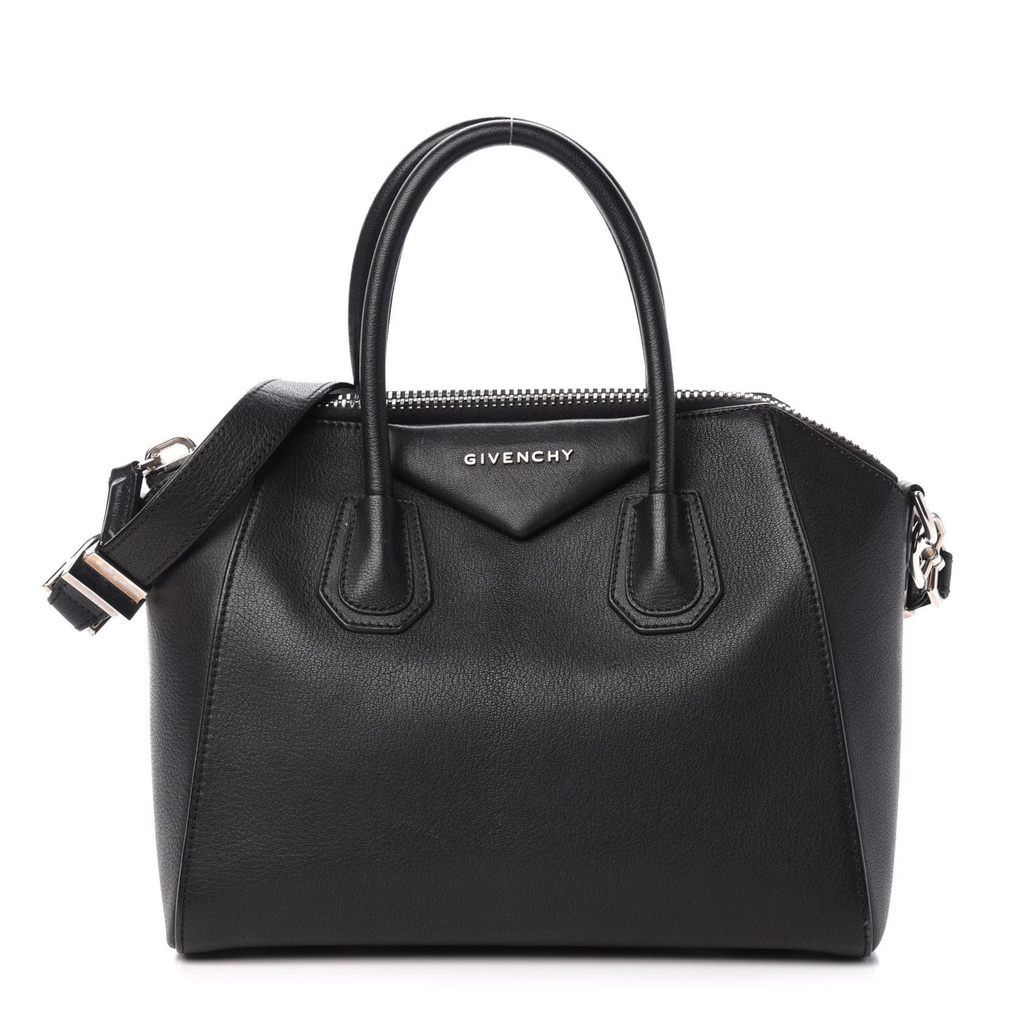 Sugar Goatskin Small Antigona Black
