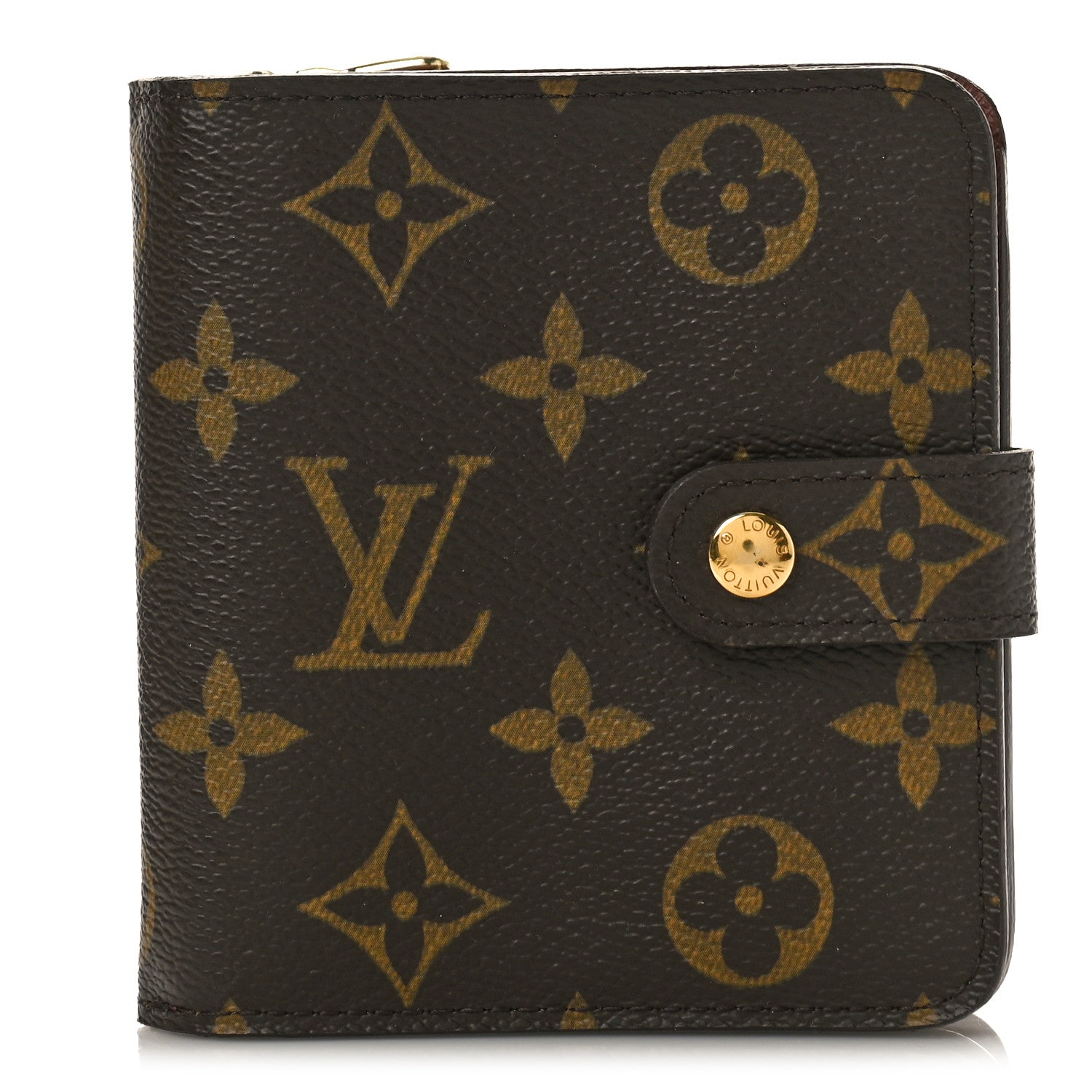 Louis Vuitton Monogram Compact Zippe Zipped Wallet 1 of 10