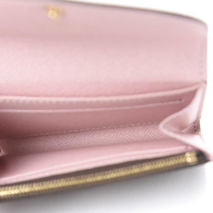 Louis Vuitton Damier Ebene Rosalie Coin Purse Rose Ballerine 5 of 8