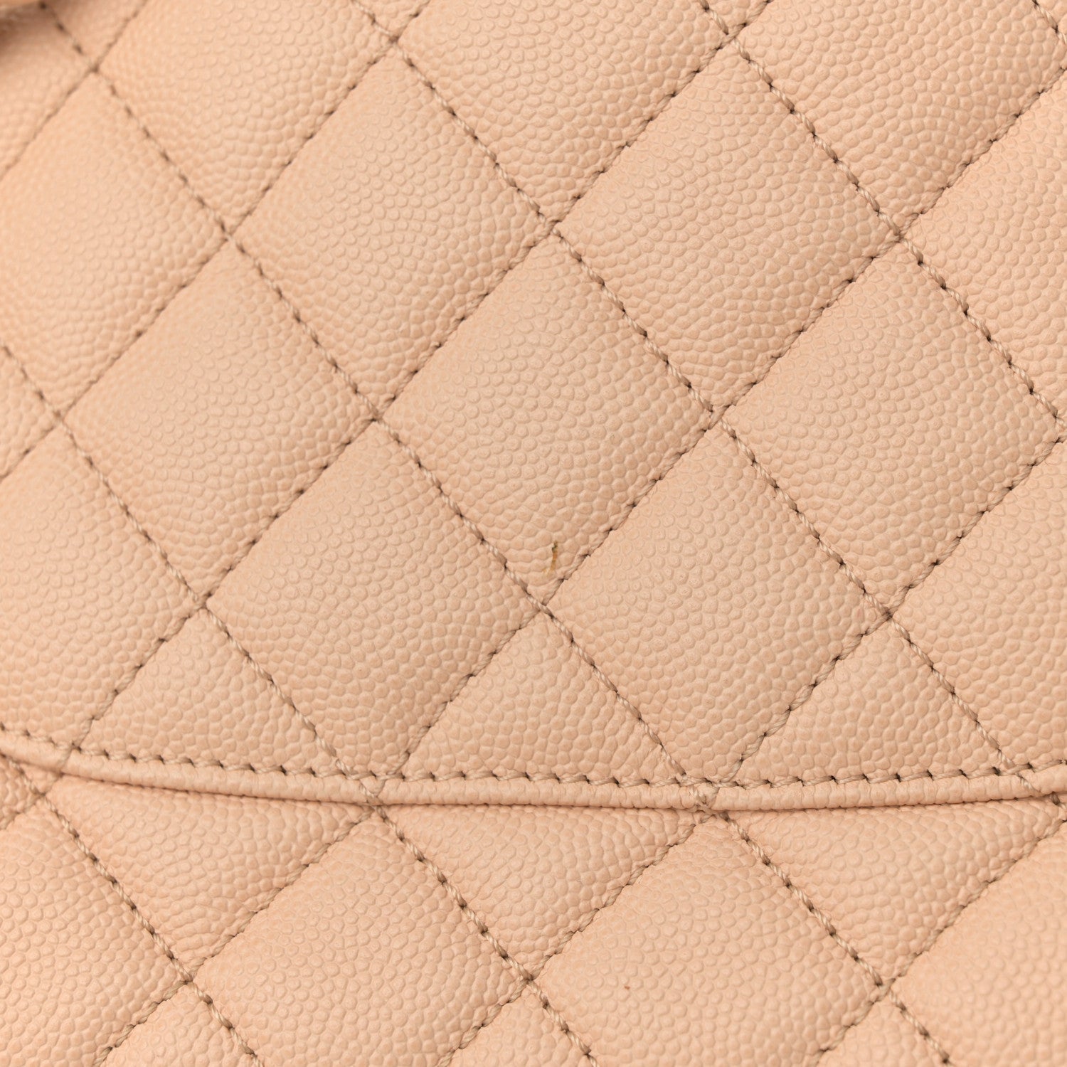 Chanel Caviar Quilted Small Coco Handle Flap Beige 11 of 11