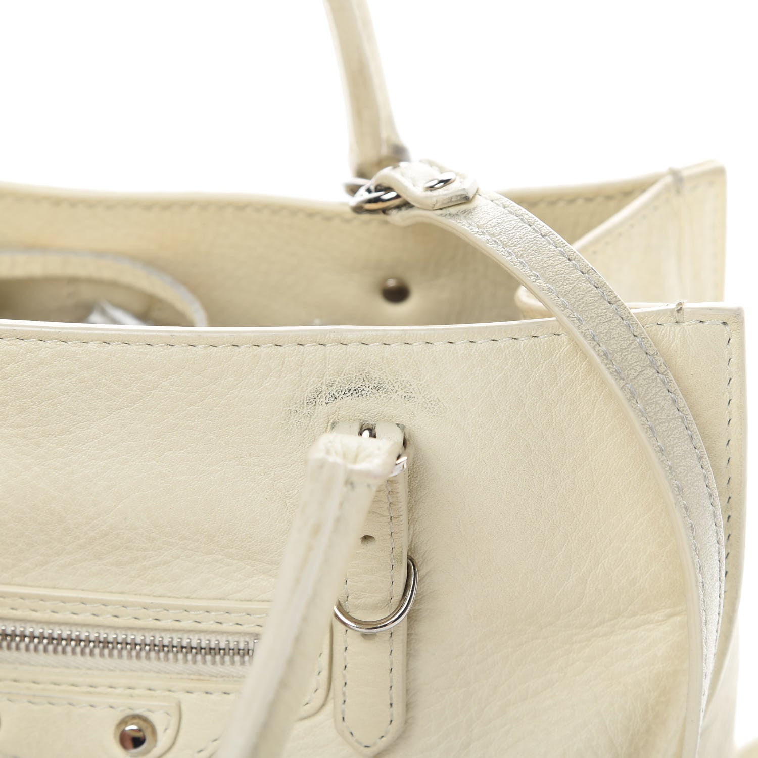 Balenciaga Veau Papier A4 Tote Blanc Creme 17 of 18