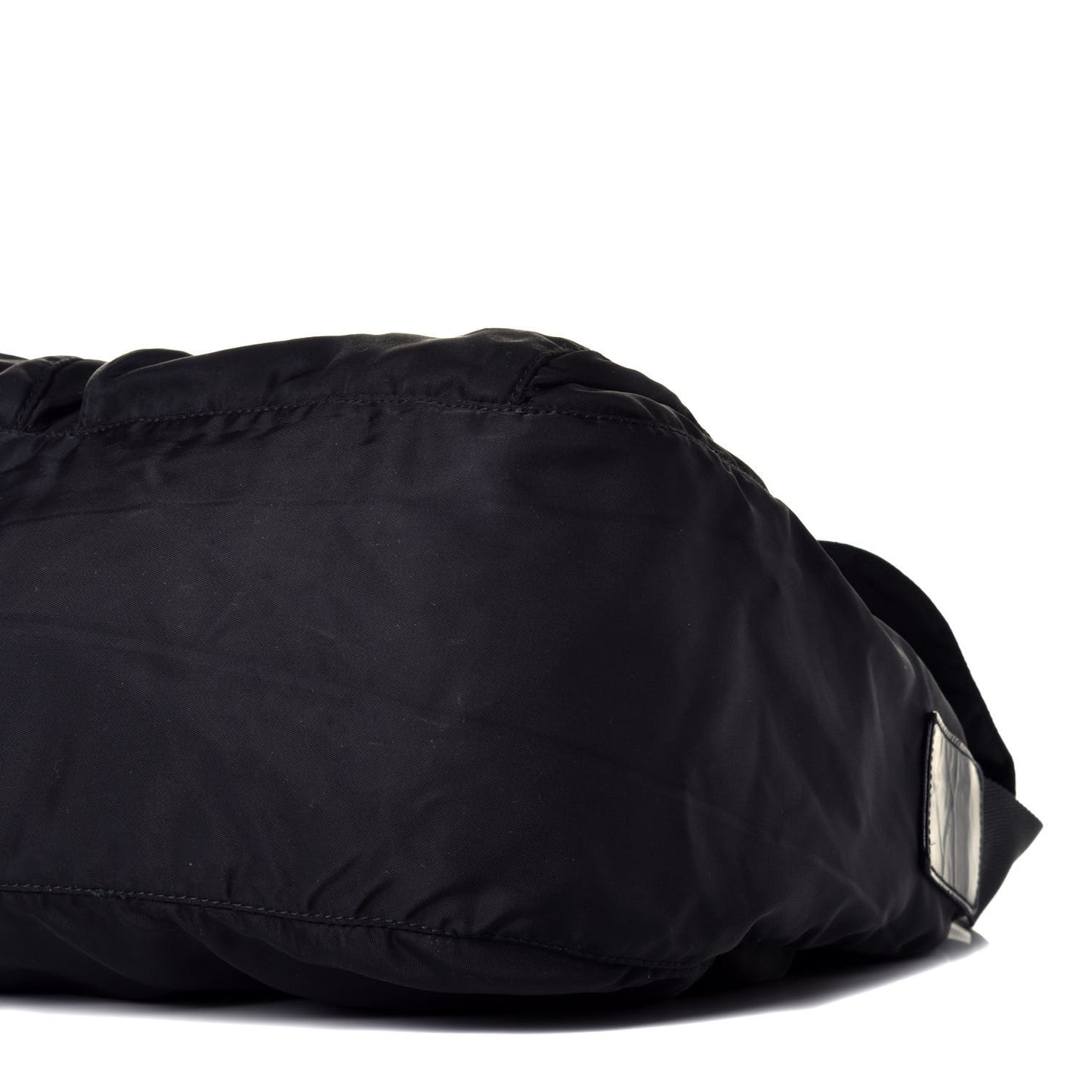 Nylon Vela Messenger Bag Black