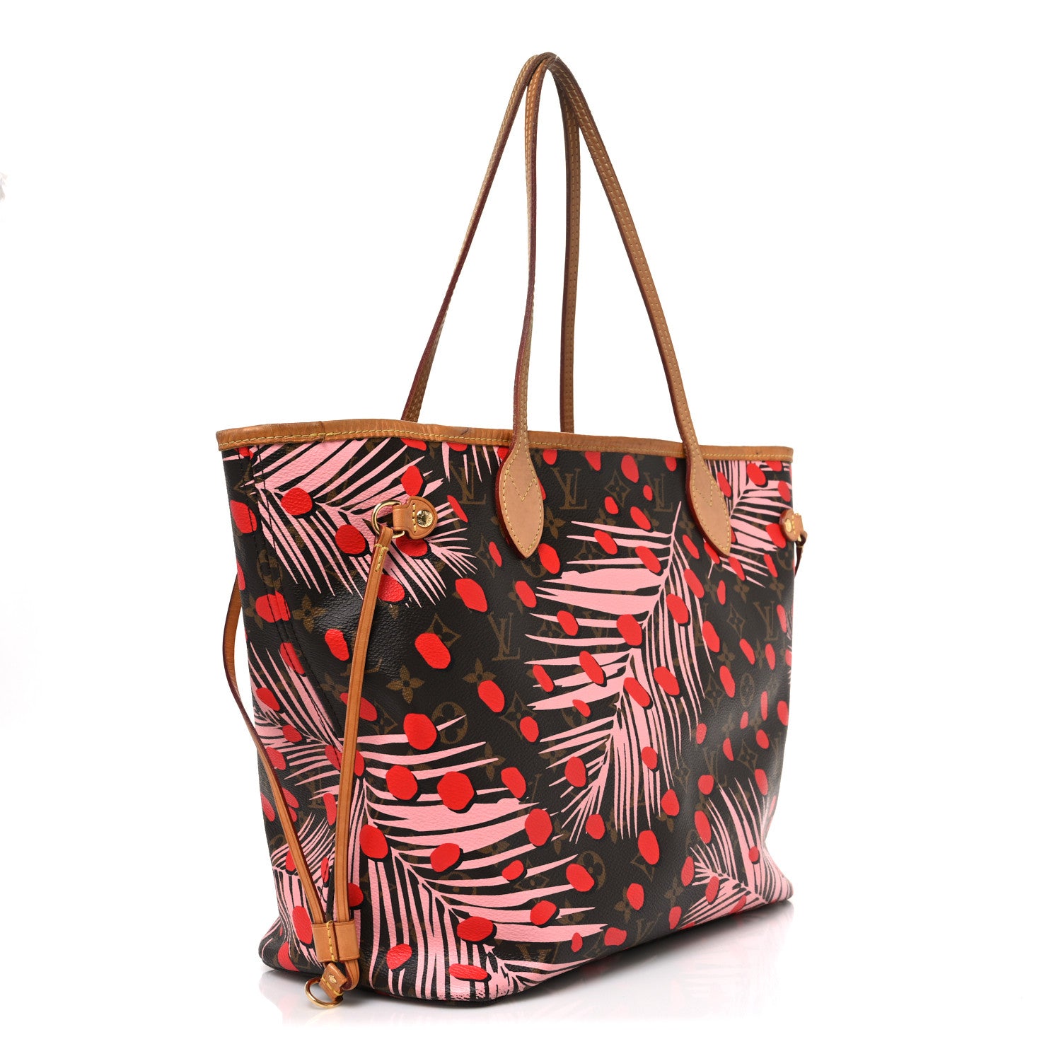 Louis Vuitton Monogram Jungle Dots Neo Neverfull MM Sugar Pink Poppy 4 of 11