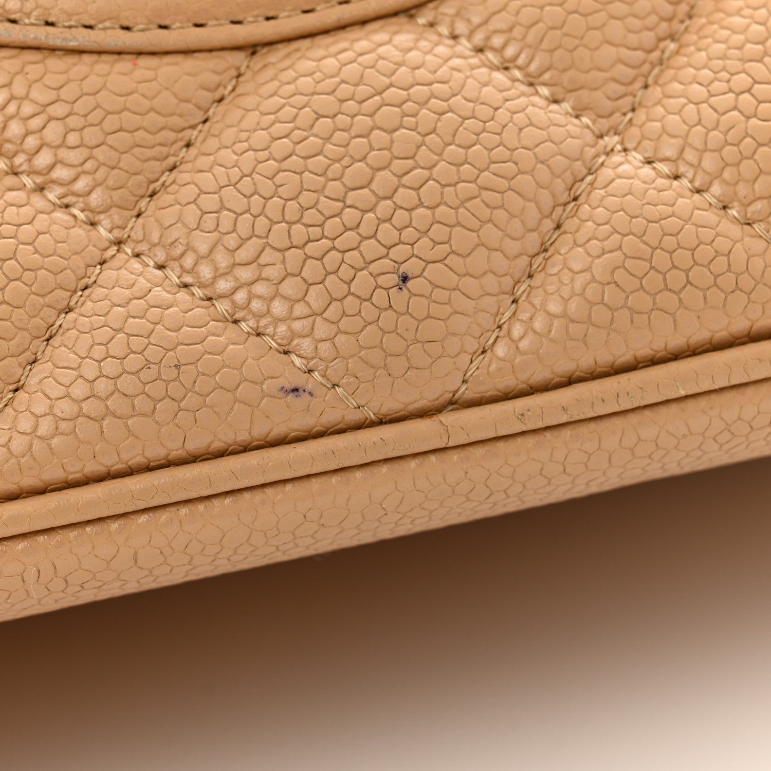 Chanel Caviar Quilted Medallion Tote Beige 12 of 13