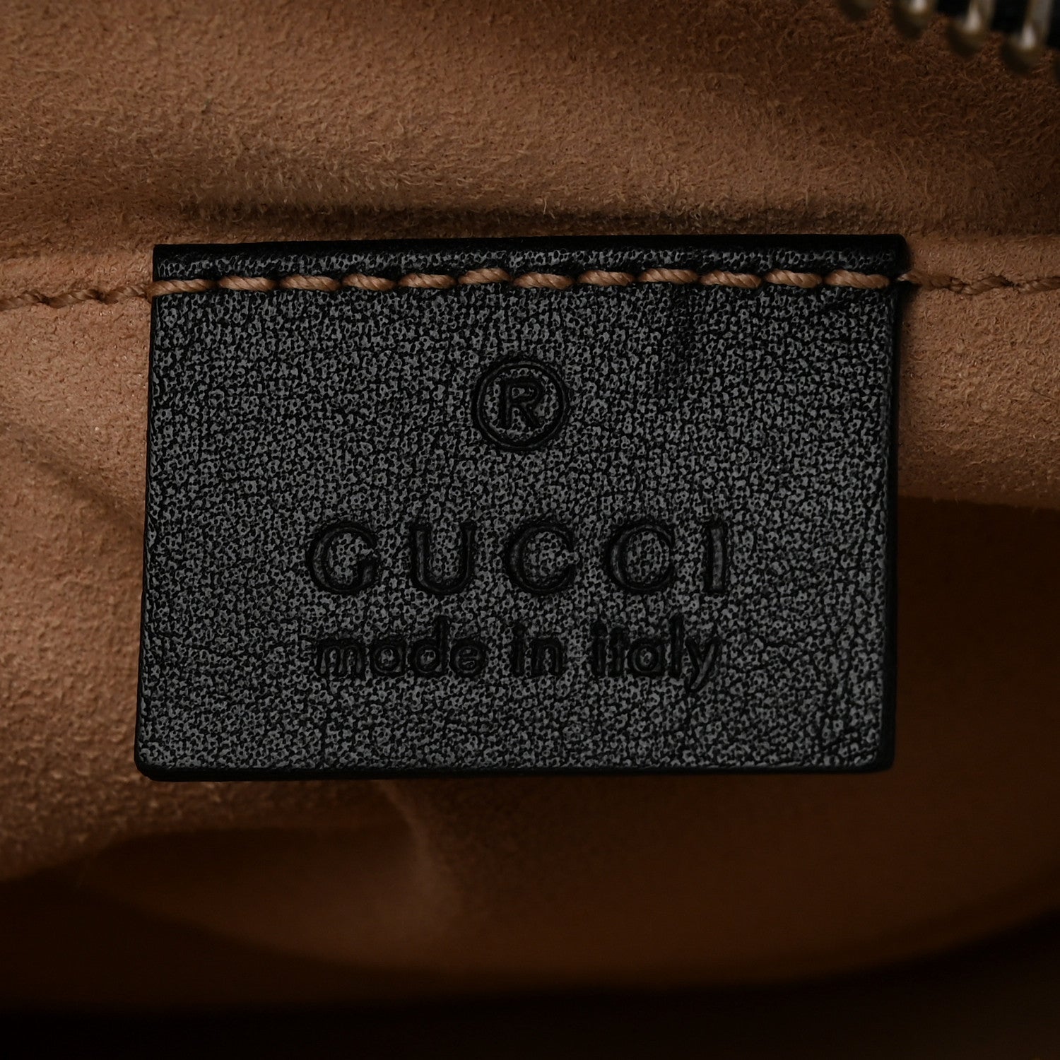 Gucci Calfskin Matelasse GG Marmont Cosmetic Case Black 6 of 7