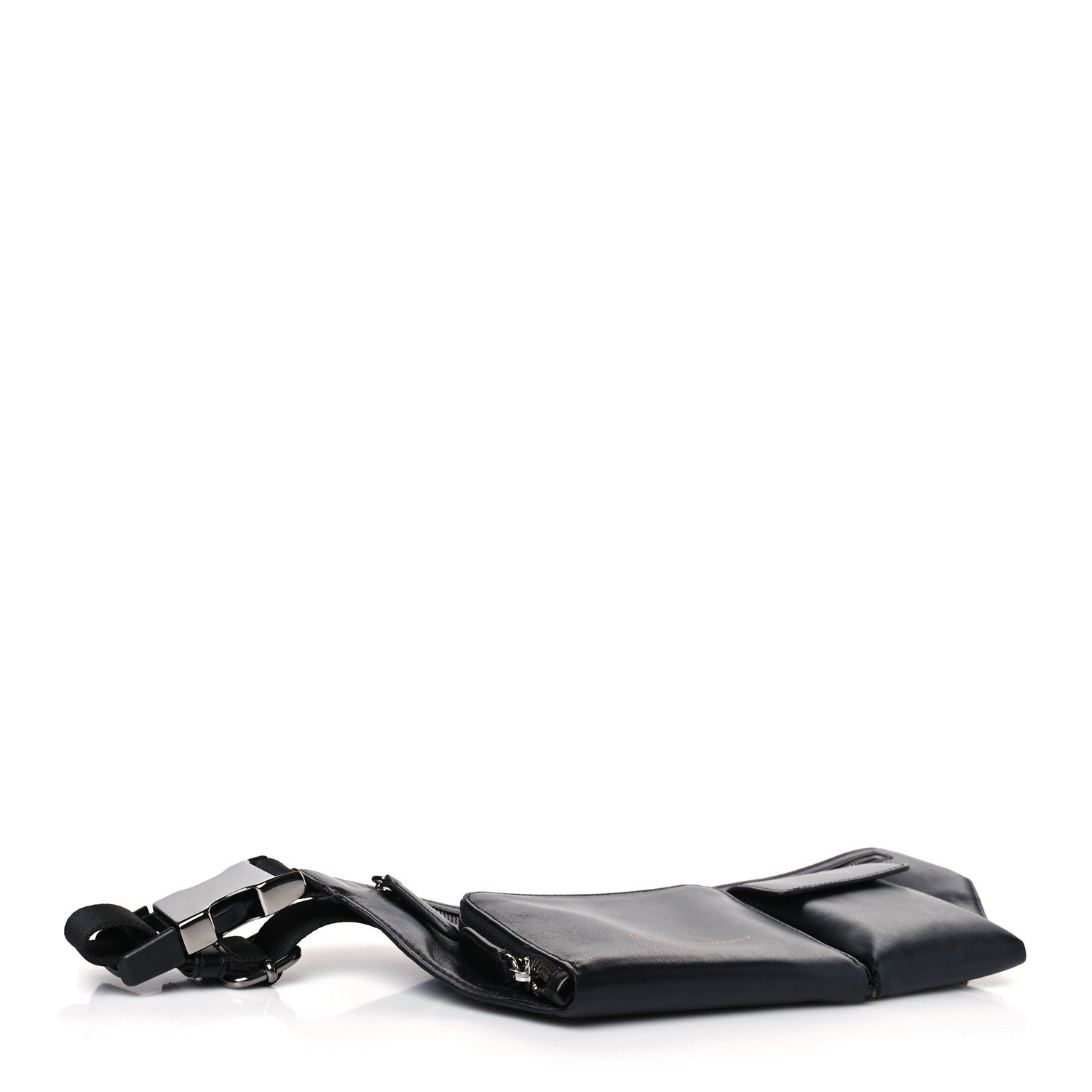 Stella McCartney Eco Alter Nappa Zipit Belt Bag Black 4 of 9