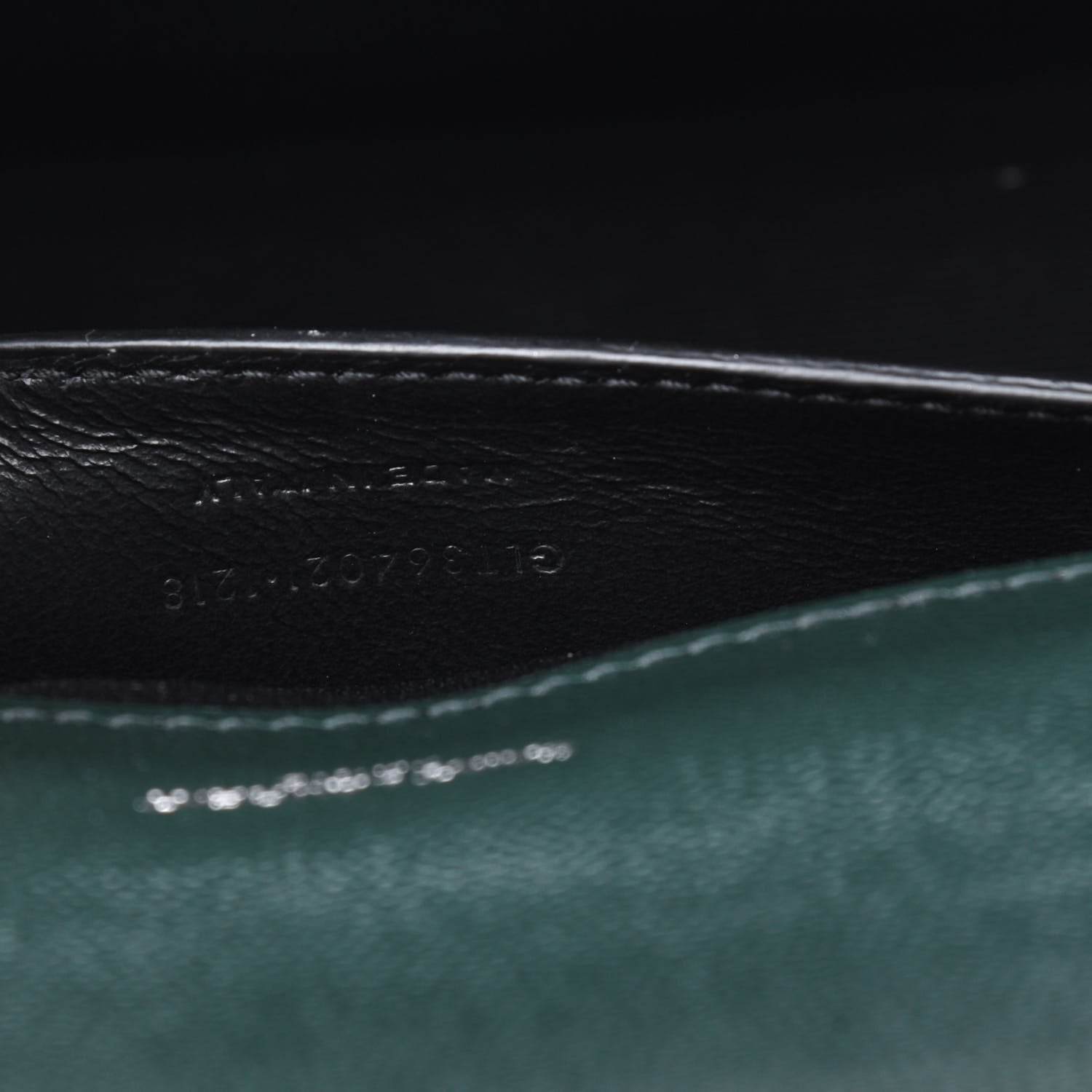 Saint Laurent Grain De Poudre Medium Monogram Kate Satchel Vert Fonce 7 of 14