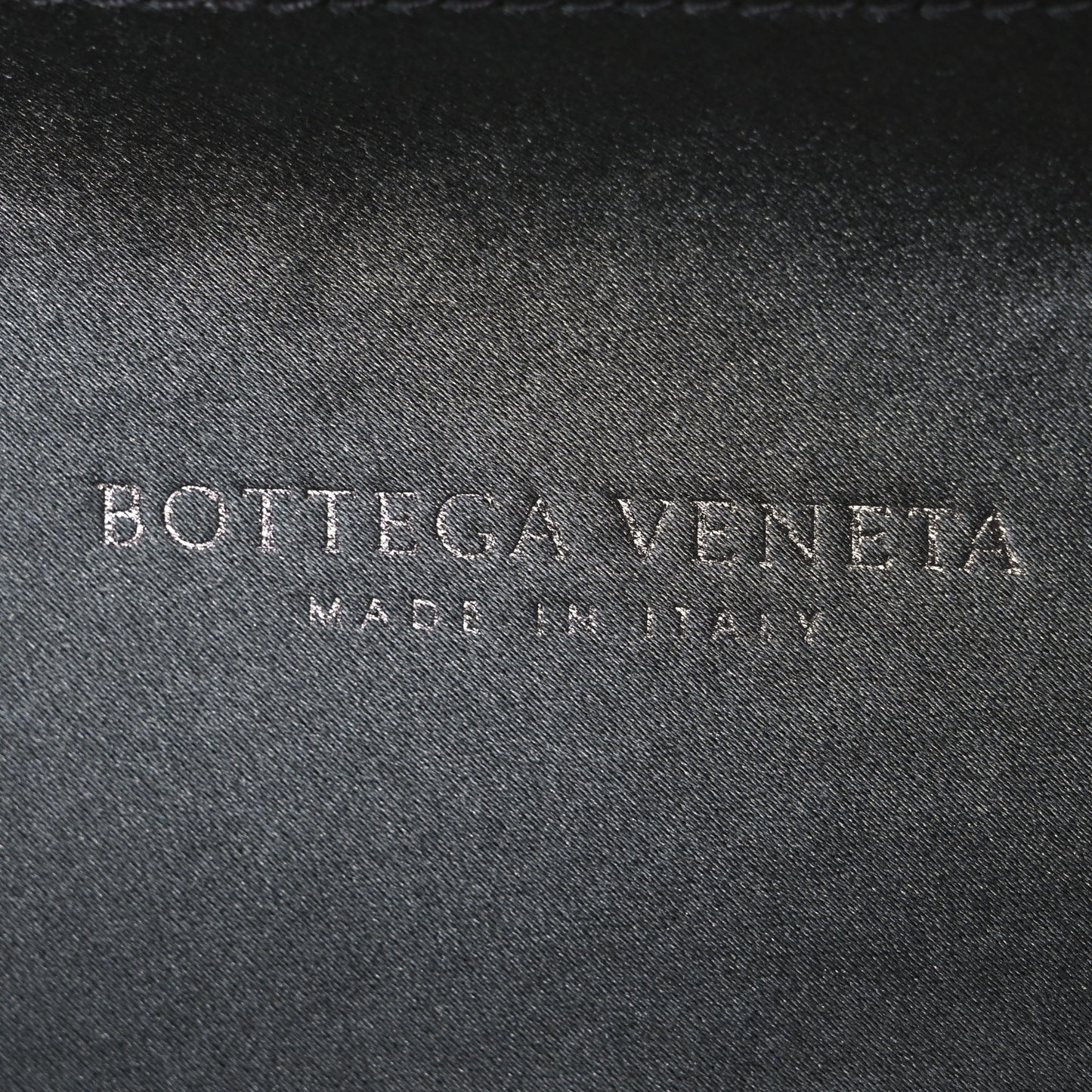 Satin Intreccio Impero Ayers Knot Clutch Grey