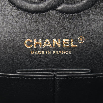 Chanel Lambskin Quilted Small Double Flap Black 8 of 16