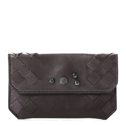 Bottega Veneta Nappa Intrecciato Studded Card Case 1 of 7