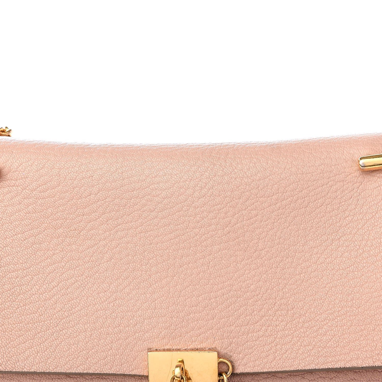 Chloe Grained Lambskin Drew Shoulder Bag Cement Pink 10 of 10