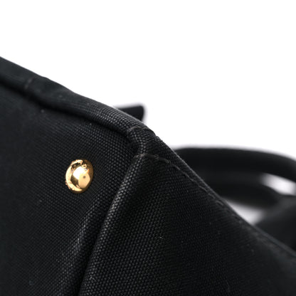 Prada Canapa Small Logo Tote Black 8 of 15