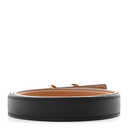Hermes Swift Epsom 24mm HDN Belt 90 36 Black Gold 2 of 6