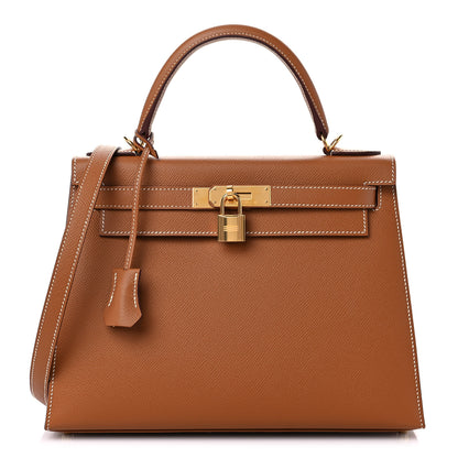 Hermes Epsom Kelly Sellier 28 Gold 1 of 10