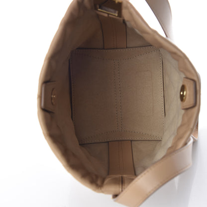Givenchy Lambskin Quilted Mini GV Bucket Bag Beige Camel 7 of 11