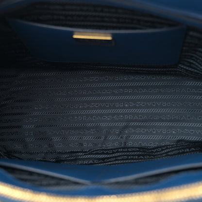 Prada Saffiano Lux Medium Tote Bluette 5 of 16