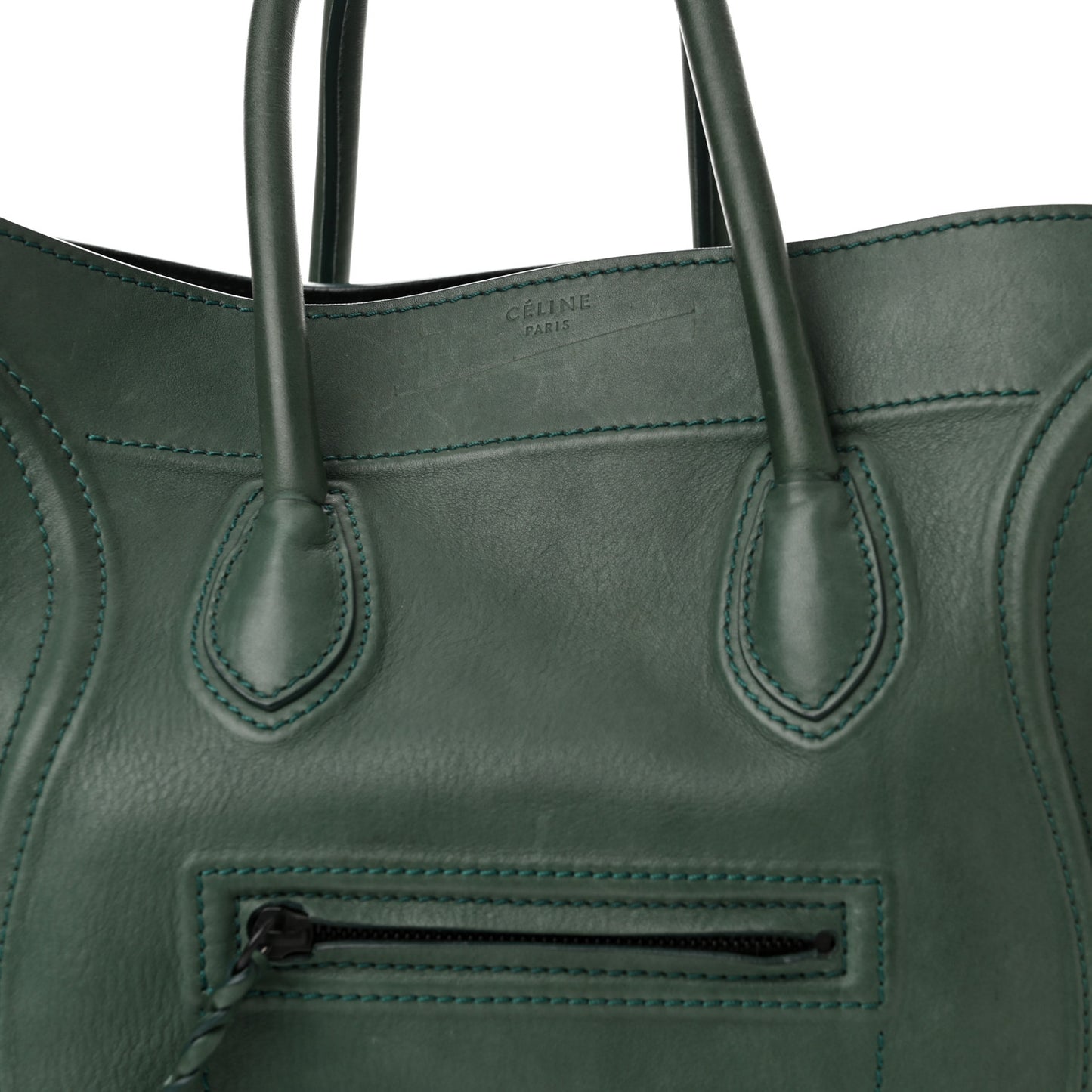 Calfskin Medium Phantom Luggage Emerald