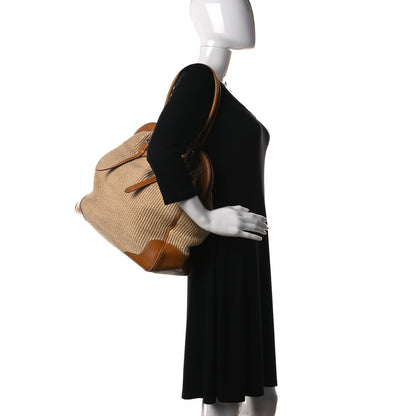 Prada Paglia Cinghiale Frame Bag Naturale Cuoio 3 of 18