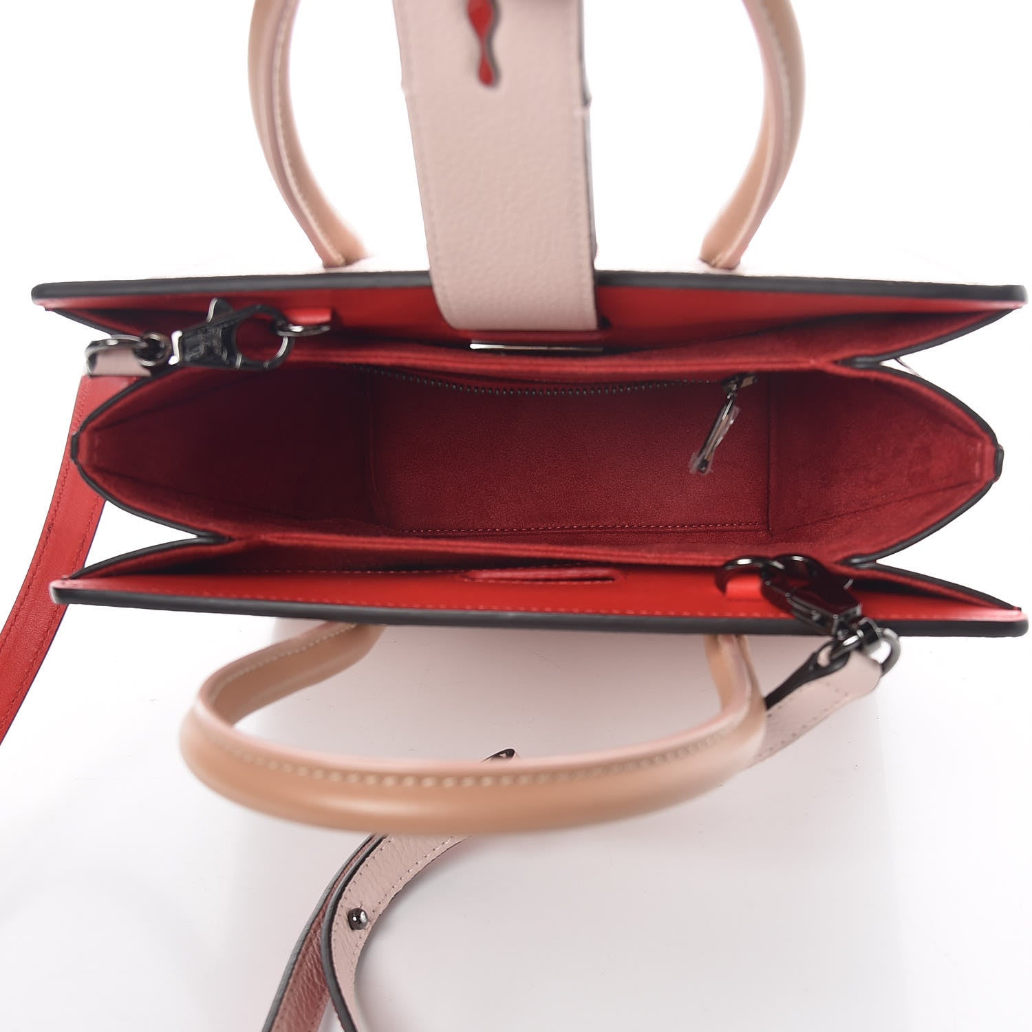 Christian Louboutin Calfskin Studded Small Paloma Ballerina 5 of 12