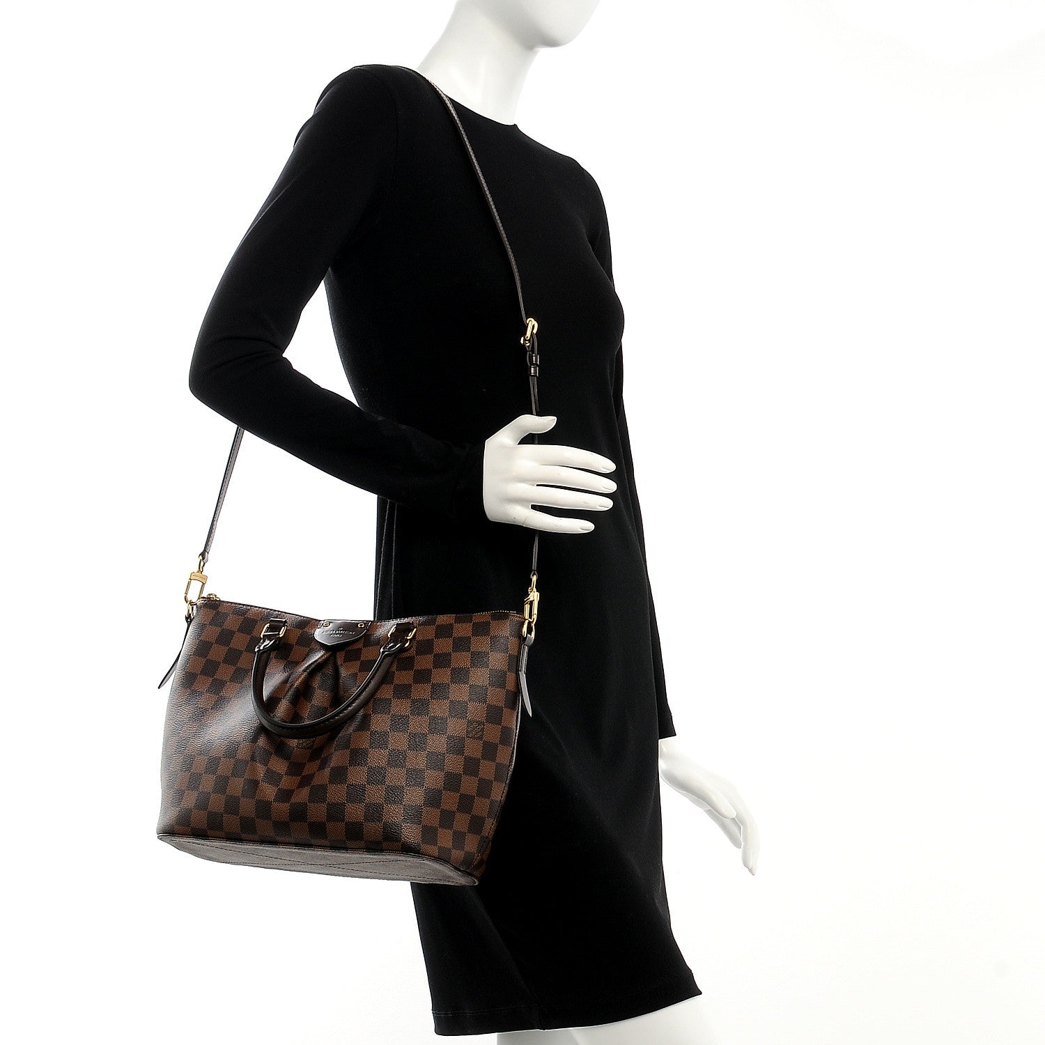 Louis Vuitton Damier Ebene Siena MM 2 of 11