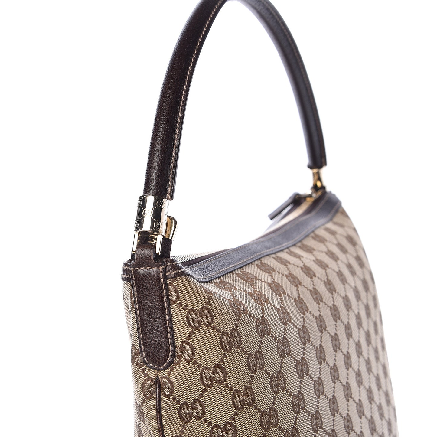 Monogram Hobo Dark Brown