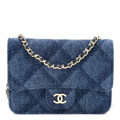 Chanel Denim Printed Belt Bag Dark Blue 1 of 10