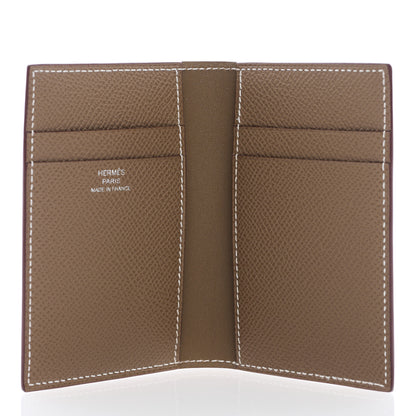 Hermes Epsom MC2 Euclide Card Holder Case Etoupe 6 of 7