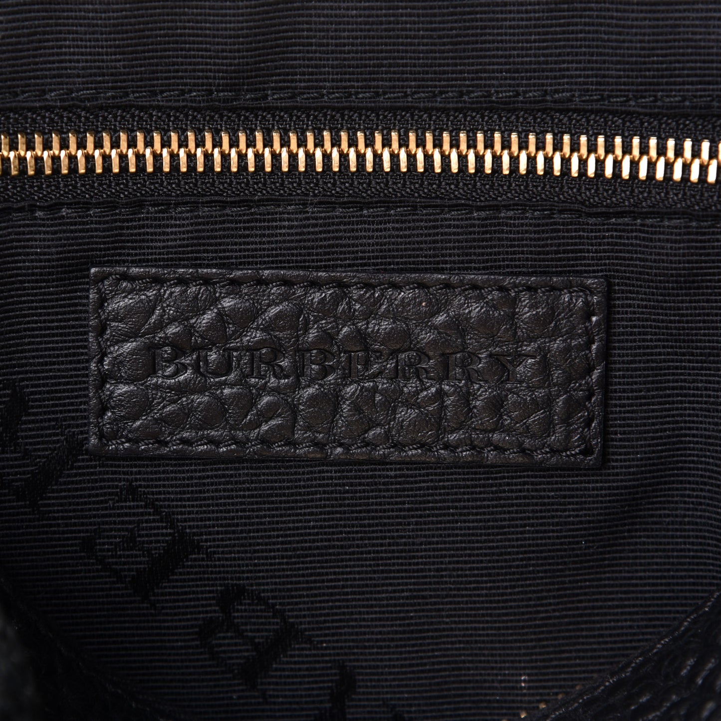 Signature Grain Calfskin Crossbody Bag Black