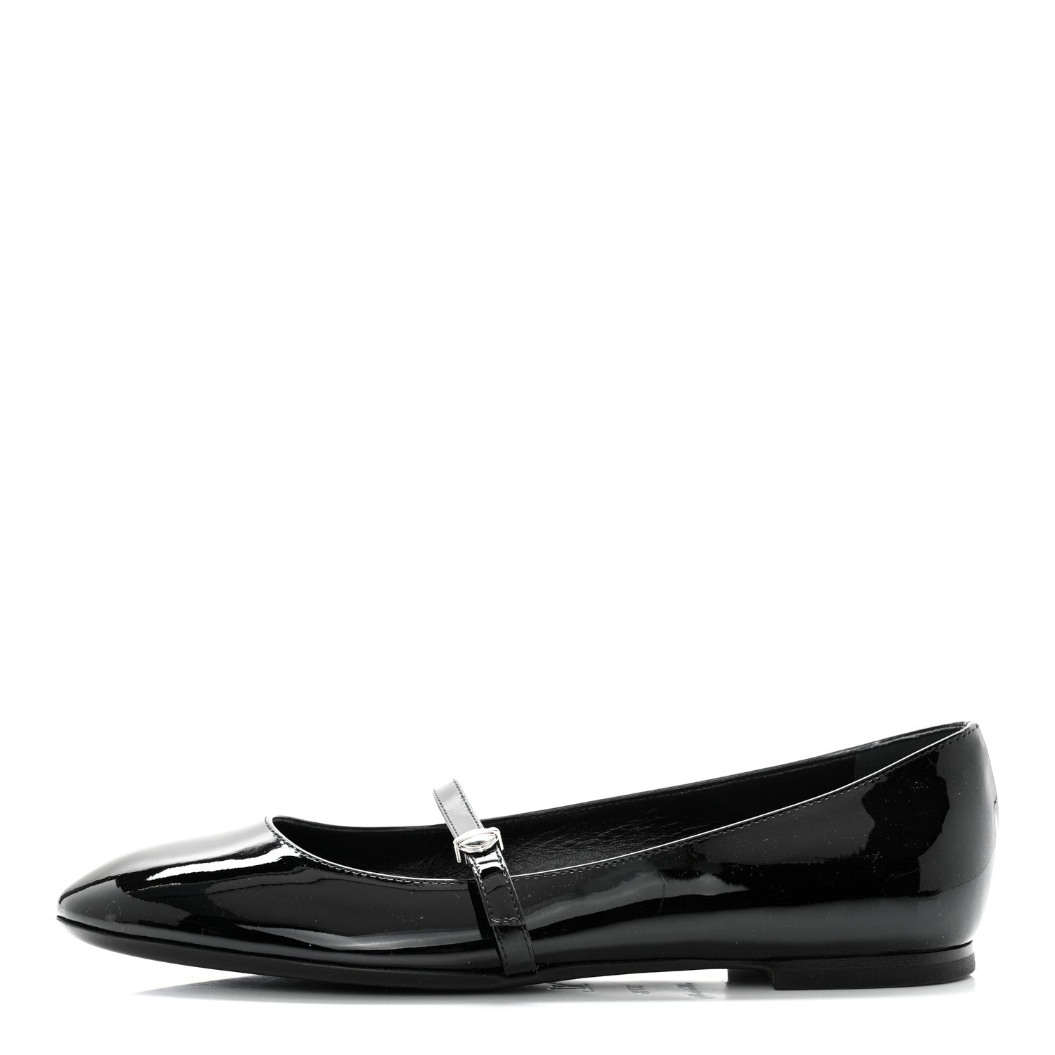 Louis Vuitton Patent Uniformes Ballerina Flat 37.5 Black 2 of 7