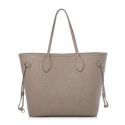 Louis Vuitton Empreinte Monogram Giant Neverfull MM Tourterelle 1 of 9