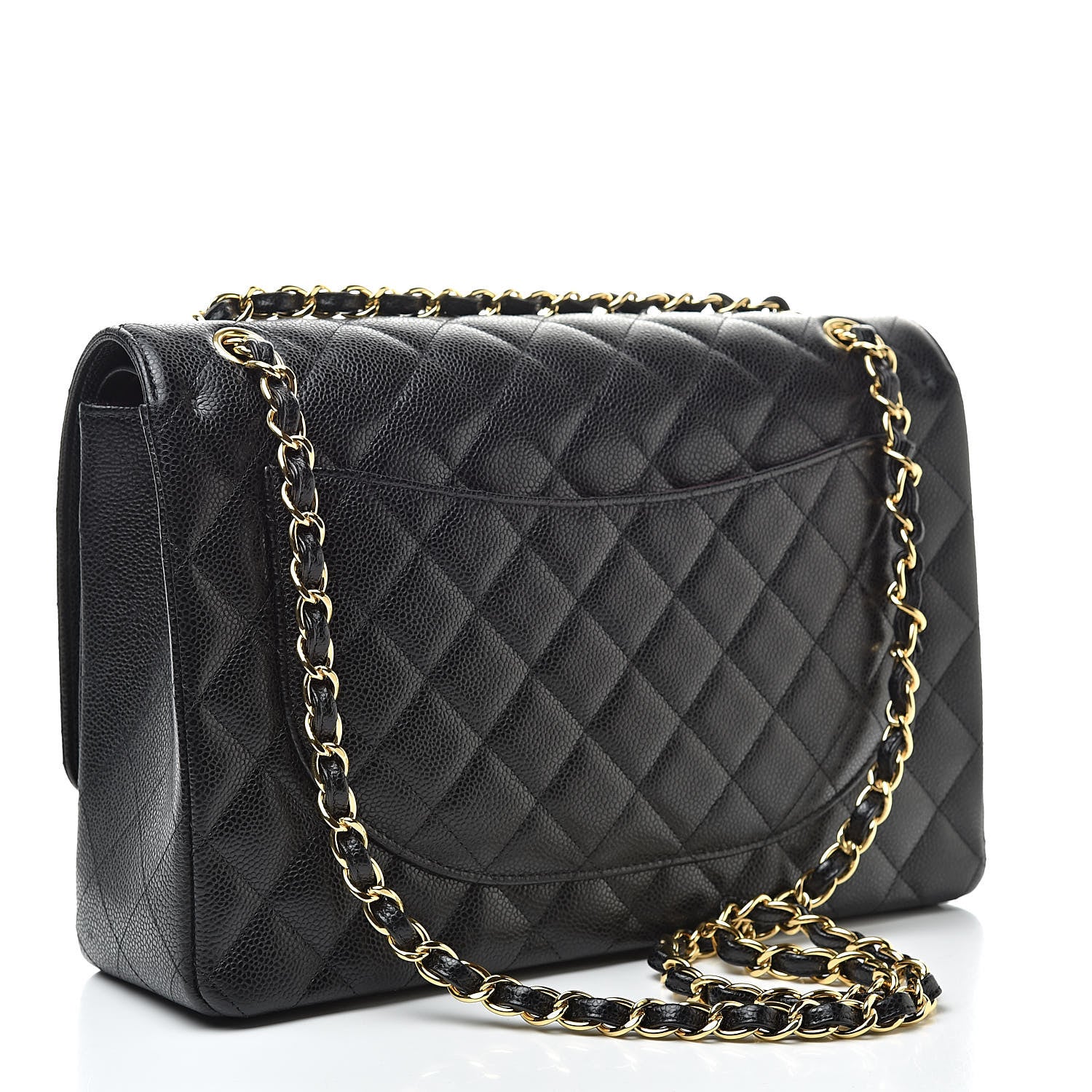 Chanel Caviar Quilted Maxi Double Flap Black 3 of 11