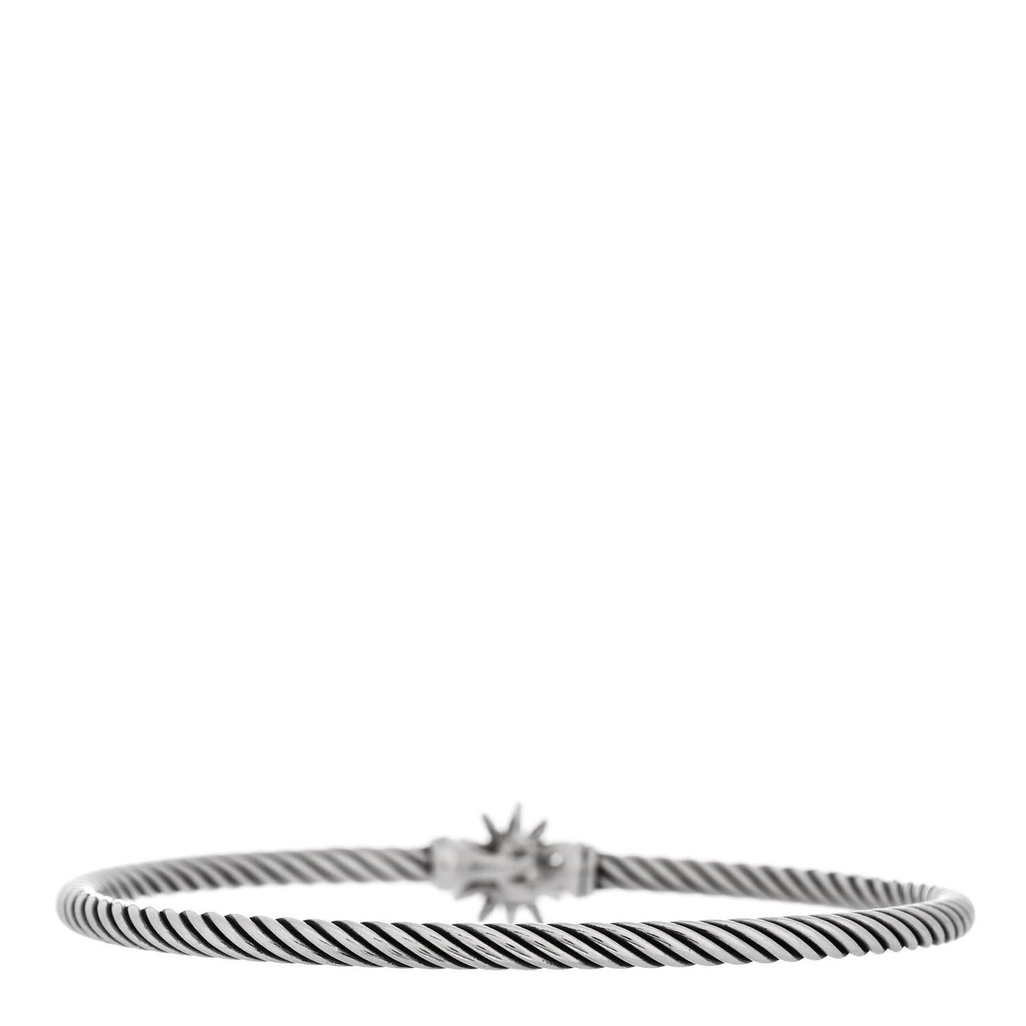 Sterling Silver Diamond Starburst Bracelet
