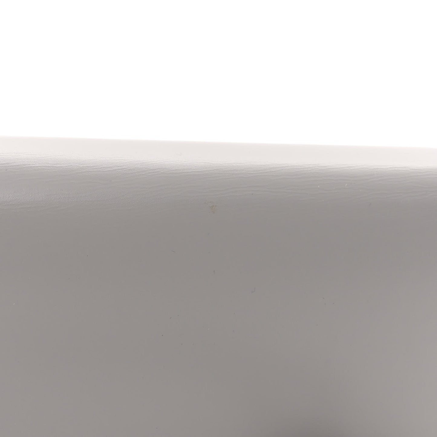 Calfskin 4G Wallet on Chain Cloud Grey