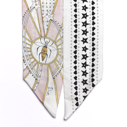Christian Dior Silk High Priestess Tarot Mitzah Scarf Off White 3 of 3