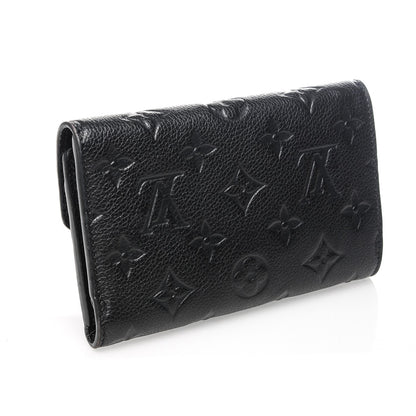 Louis Vuitton Empreinte Compact Curieuse Wallet Black 3 of 6