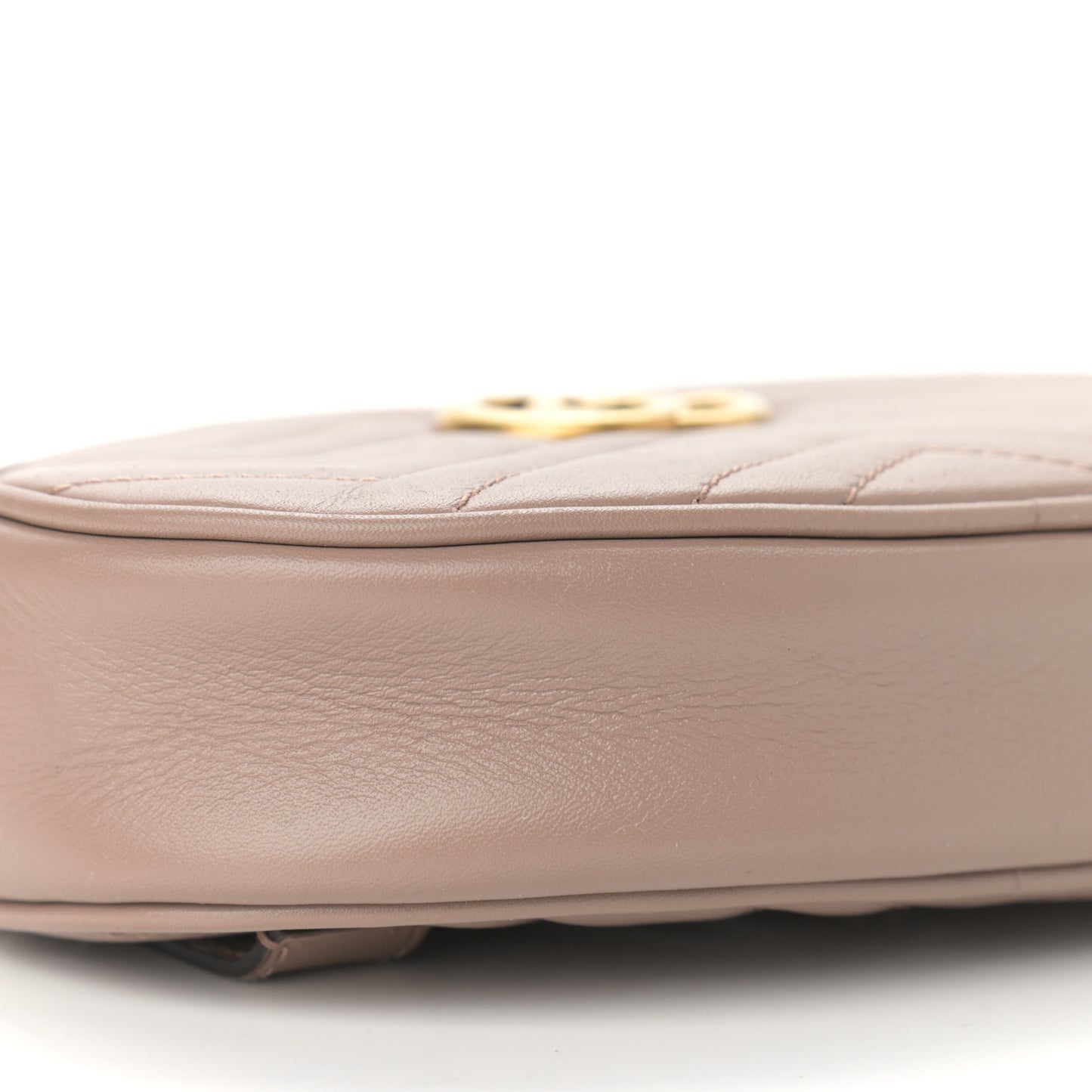 Calfskin Matelasse GG Marmont Belt Bag 95 38 Porcelain Rose