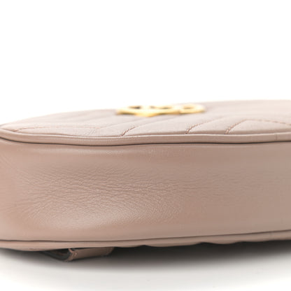 Gucci Calfskin Matelasse GG Marmont Belt Bag 95 38 Porcelain Rose 9 of 10