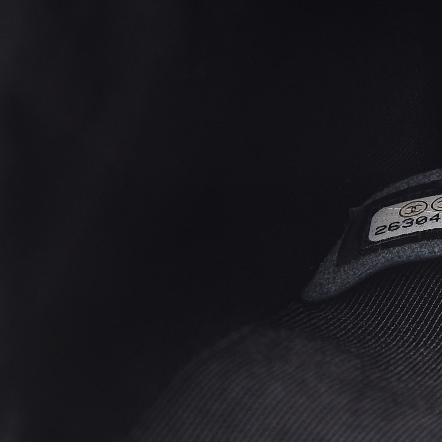 Chanel Calfskin Chevron Quilted Statement Flap Black 8 of 9