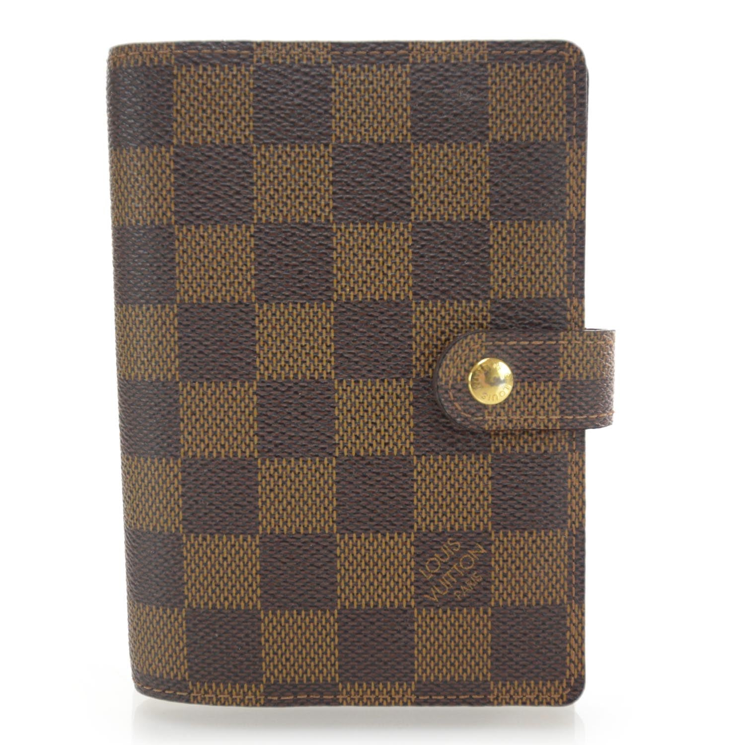 Louis Vuitton Damier Ebene Small Ring Agenda 1 of 7