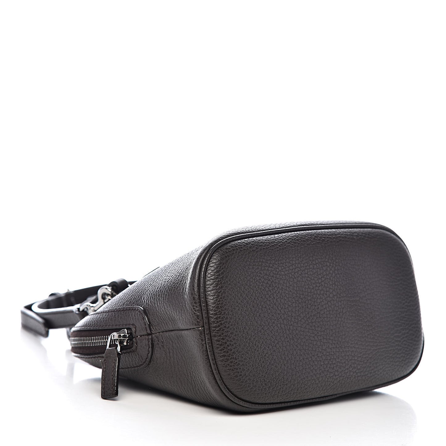 Dollar Calfskin Small GG Charm Dome Bag Brown