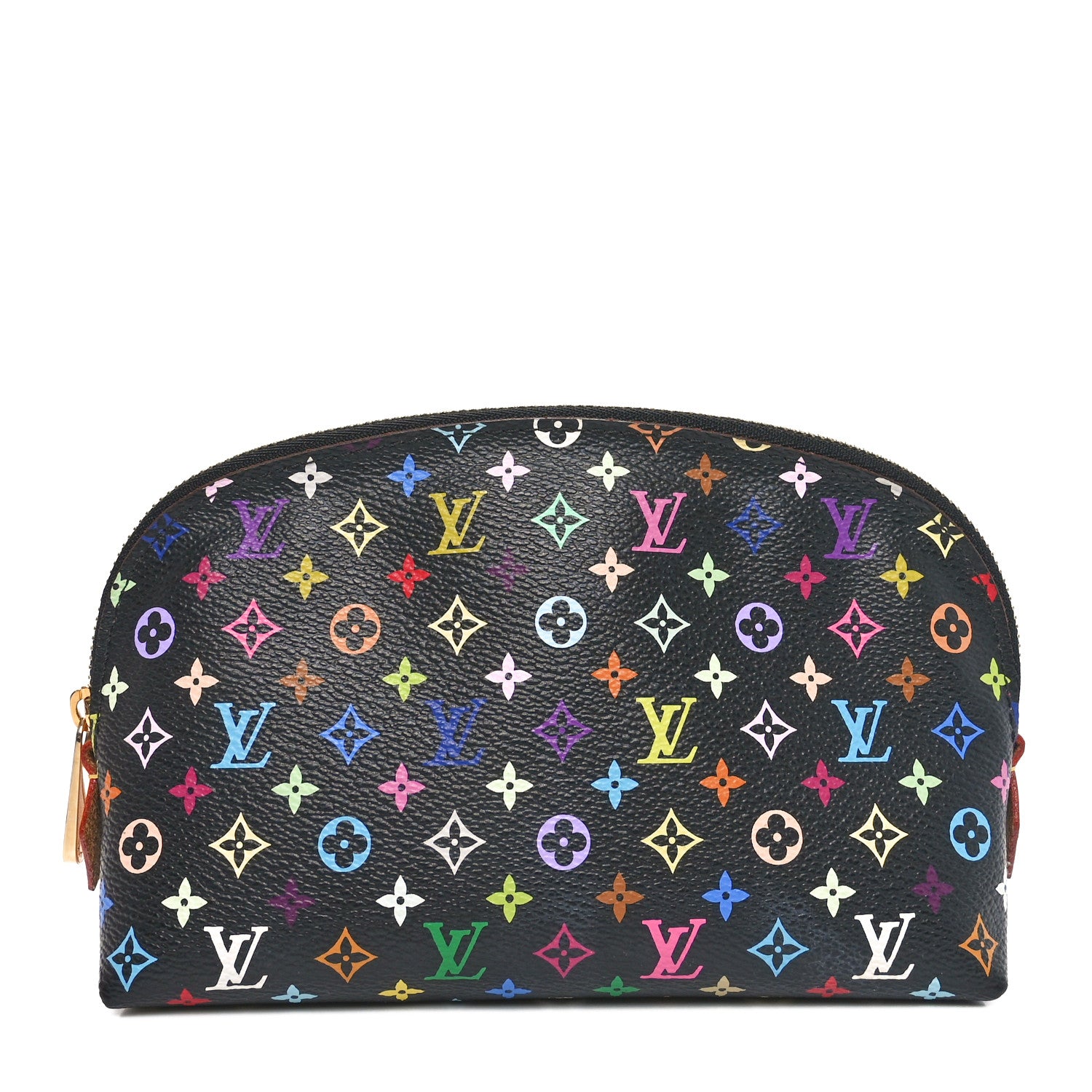 Louis Vuitton Monogram Multicolor Cosmetic Pouch Black Grenade 1 of 9