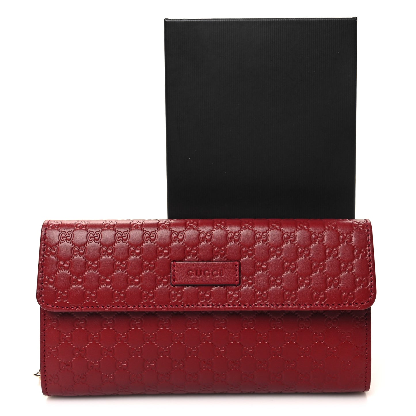 Soft Microssima Continental Zip Wallet Red