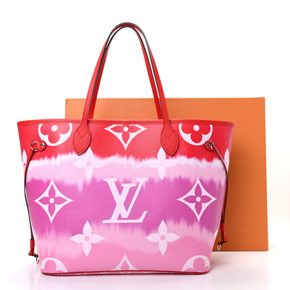Louis Vuitton Monogram Escale Neverfull MM Rouge 10 of 10