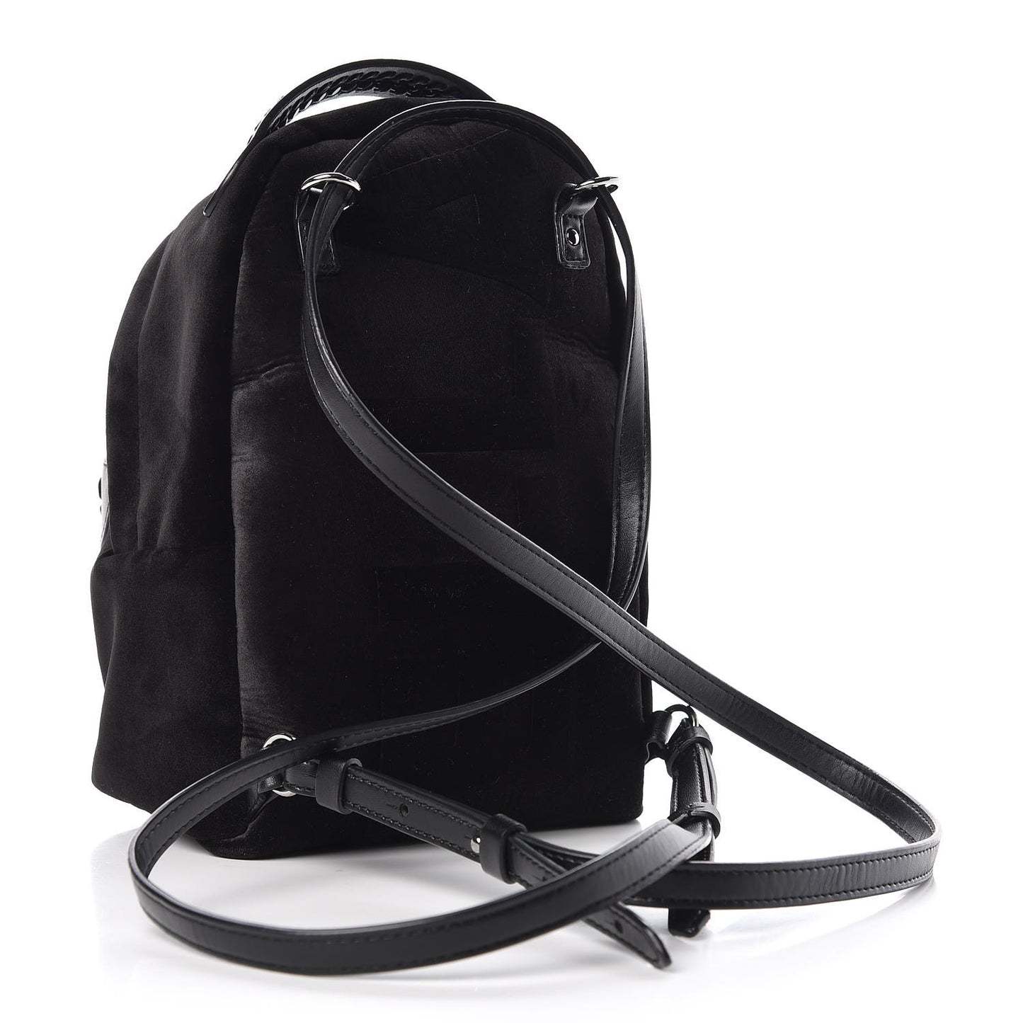 Velvet Mini Falabella GO Backpack Black